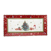 Блюдо сервировочное прямоугольное Repast Bordo 37*18 см