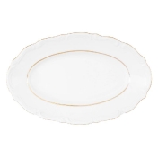 Блюдо овальное плоское 22 см Repast Классика