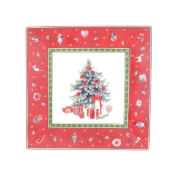 Блюдо сервировочное квадратное Repast Bordo 22 см