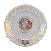 Блюдо круглое Repast Мадонна перламутр Мария-тереза 30 см