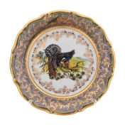 Набор тарелок Repast Охота зеленая Мария-тереза 17 см 6 шт