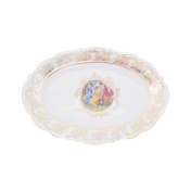 Блюдо овальное Repast Мадонна перламутр Мария-тереза 33 см