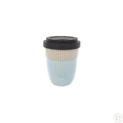 Чашка Coffee to go. Lifestyle Bellevue 200 ml  (голубой/серый)